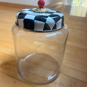 Mackenzie Childs Courtly Check Canister Bigger